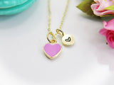 Heart Necklace, Best Valentine's Day Gifts, Sweet Necklace Gifts, Personalized Birthday Gift, N4339