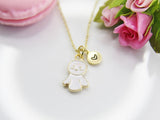 Shiny Day Necklace, Cute Japanese Teru Teru Bozu Doll Sweet Necklace Gifts, Best Birthday Gifts, Personalized Initial Gift, N4348