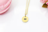 Layering Necklace, Dainty Necklace, Gold Aquarius Necklace, Personalized Gift, Best Friend Gift, Coworker Gift, Sister Gift, N4198
