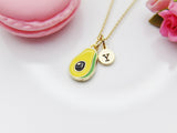 Avocado Necklace, Gold Necklace Gift, Personalized Gift, N4203