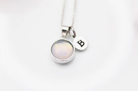 Opalite Necklace, Opal Necklace, Birthday's Gift, Mother's Day Gift, Gemstone Birthstone Necklace, October, Personalized Gift, N4210