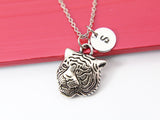 Tiger Necklace, Tiger Wild Animal Necklace, Best Birthday Gift, Retirment Gift, Personalized Initial Gift, N4374