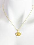 Best Valentine's Day Gift Necklace, Gold Infinity Heart Necklace, Birthday Gift, N4217