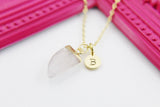 Quartz Necklace, Natural Gemstone Jewelry N4242