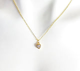 Layering Necklace, Dainty Necklace, Gold Necklace, Womens Gift, Best Friend Gift, Coworker Gift, Sister Gift, Girlfriend Gift, Heart, N4243