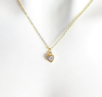 Layering Necklace, Dainty Necklace, Gold Necklace, Womens Gift, Best Friend Gift, Coworker Gift, Sister Gift, Girlfriend Gift, Heart, N4243