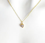 Layering Necklace, Dainty Necklace, Gold Necklace, Womens Gift, Best Friend Gift, Coworker Gift, Sister Gift, Girlfriend Gift, Heart, N4243