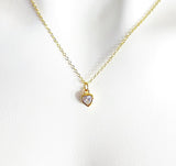 Layering Necklace, Dainty Necklace, Gold Necklace, Womens Gift, Best Friend Gift, Coworker Gift, Sister Gift, Girlfriend Gift, Heart, N4243