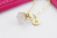 Quartz Necklace, Natural Gemstone Jewelry, N4265