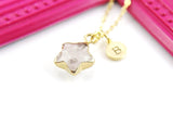 Quartz Necklace, Star Natural Gemstone Jewelry N4266
