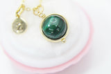 Malachite Necklace, Natural Gemstone Jewelry, N4292