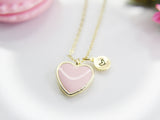 Heart Necklace, Best Valentine's Day Gifts, Pink Sweet Necklace Gifts, Personalized Birthday Gift, N4324