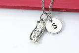 Money Necklace, Banknote Bill Charm Luck Jewelry Gifts, Best Birthday Gift, Christmas Gift, Personalized Initial Gift, N4383