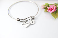 Sister in Law Bracelet, Heart, Personalized Initial Gifts, N4550