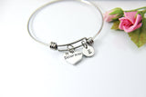 Sister in Law Bracelet, Heart, Personalized Initial Gifts, N4550