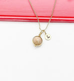 Rhodonite Necklace, Natural Gemstone Jewelry, N4605