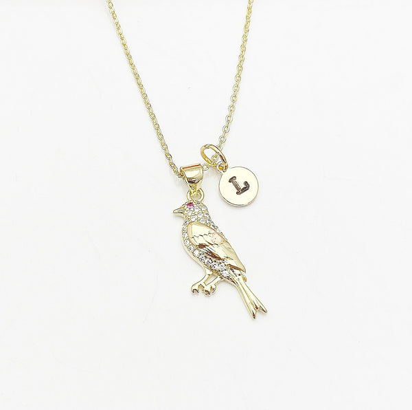 Best Mother's Day Gift for Mom Grandma Aunt, Robin Bird Necklace, Spring Bird Necklace, Personalized Gift, N4613