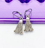Graduation Tassel Earrings: Hypoallergenic Dangle Hoop Earrings