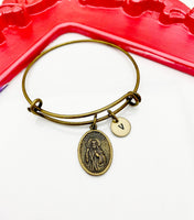 Saint Jude Charm Bracelet, San Judas Charm, Personalized Gift, N4667