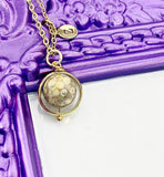 Maifan Stone Necklace, Natural Gemstone Jewelry, Best Mother's Day Gift, N4699