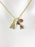 Optometrist Necklace, Vision Care Ophthalmologist Gifts, Eye Chart, Eyeglasses, Personalized Gift, N4603