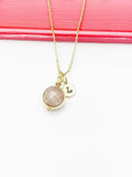 Sunstone Necklace, Natural Gemstone Jewelry Personalized Gift, N4607