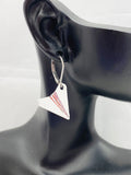 Paper Airplane Earrings, Hypoallergenic Earrings, N297-G