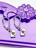 Ace of Heart Earrings, N4627