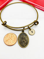 Saint Jude Charm Bracelet, San Judas Charm, Personalized Gift, N4667