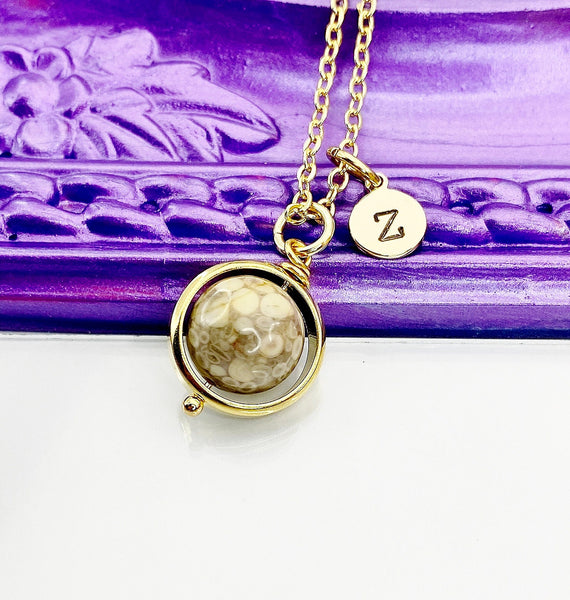 Maifan Stone Necklace, Natural Gemstone Jewelry, Best Mother's Day Gift, N4699