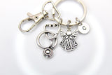 Guardian Angels Stethoscope Keychain, Personalized Gift, N4734