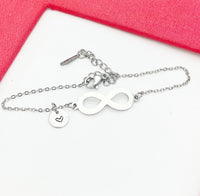 Infinity Bracelet, Love Infinity Charm, Birthday Gift, Girlfriend Gift, Christmas Gift, Personalized Gift, N4773