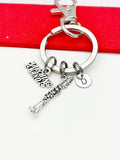 Clarinet Marching Band Keychain Personalized Customized Monogram Made to Order Jewelry, N1380B