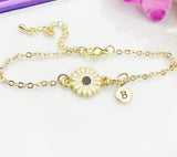 Daisy Bracelet, Bridesmaid Bracelet Gift, Beautiful Daisy Flower Jewelry Gift, N4856