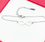 Infinity Bracelet, Love Infinity Charm, Birthday Gift, Girlfriend Gift, Christmas Gift, Mother's Day Gift, Valentine's Gift, N4796