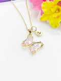 Butterfly Necklace, Beautiful Butterfly Cubic Zirconia Jewelry Gift, N4842