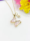 Butterfly Necklace, Beautiful Butterfly Cubic Zirconia Jewelry Gift, N4842