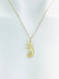Seahorse Necklace, Gold Necklace, Best Christmas Gift for Girl Girlfriend, Best friend, Sister, Daughter, Granddaughter, N4880