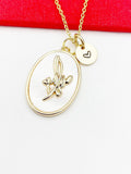 Snowdrop January Flower Necklace Birthday Gifts, Personalized Gifts, N4883