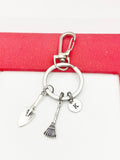 Love Graden Keychain, Gardening Tools, Best Christmas Gift for Gardener, Birthdays Gift, Personalized Initial Keychain, N4910