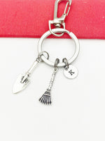 Love Graden Keychain, Gardening Tools, Best Christmas Gift for Gardener, Birthdays Gift, Personalized Initial Keychain, N4910
