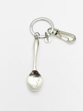 Silver Kitchen Utensil Keychain, Best Christmas Gift, Birthdays Gift, Personalized Initial Keychain, N4912