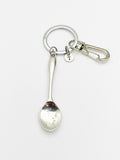 Silver Kitchen Utensil Keychain, Best Christmas Gift, Birthdays Gift, Personalized Initial Keychain, N4912