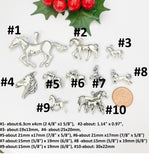 Horse Necklace, Silver Large Running Horse Jewelry, Personalized Gifts, N4654