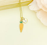 Gold Carrot Charm Necklace, N3574