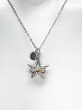 Winged Star Necklace, Valentine Gift, Birthday Gift, Personized Initial Necklace, N5048