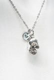 Halloween Gift, Birthday Gift, Personized Initial Necklace, N5050