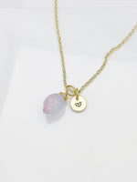 Lemon Plum Necklace, Foodie Gift, Girlfriends Gift, Birthday Gift, Personized Initial Necklace, N5053