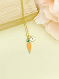 Gold Carrot Charm Necklace, N3574
