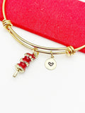 Dango Bracelet, Red Mochi Dango Charms, Japanese Girlfriend Gift, Valentine Gift, Birthday Gift, Personized Gift, N5038